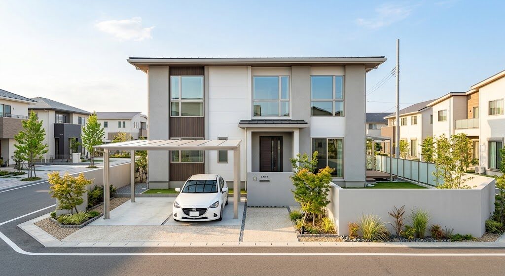 郊外の戸建て住宅